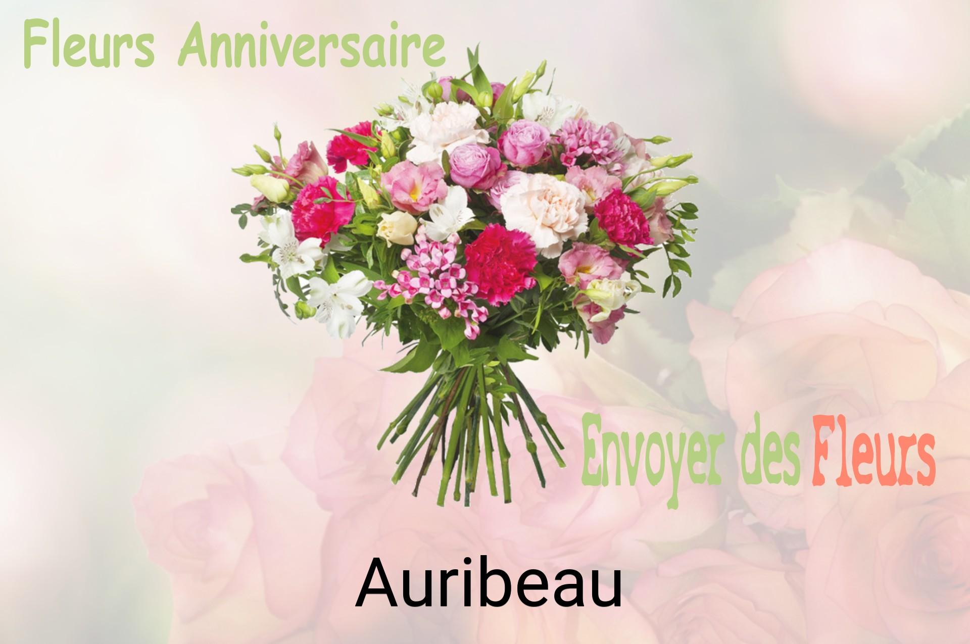 Bouquet de fleurs d’anniversaire livré à Auribeau